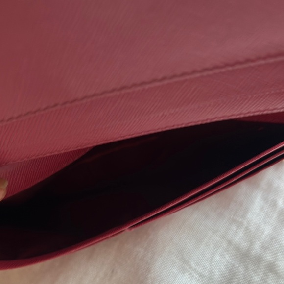 Prada Pink Saffiano Leather Wallet - Picture 11 of 15